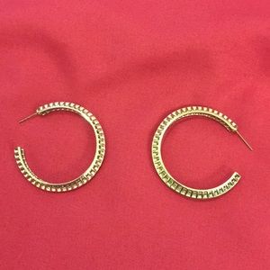 Beautiful hoop earrings